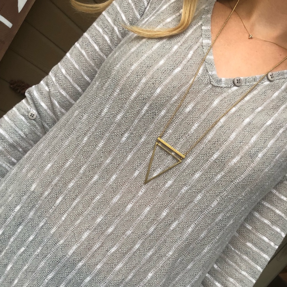 Only one left! HP! Triangle Necklace - Picture 3 of 6